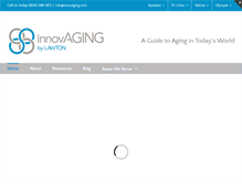 Tablet Screenshot of innovaging.com